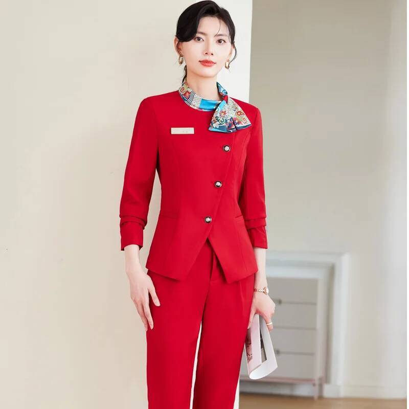 Plus Size Formal Elegant Style - Women'S Formal Wear Pants Suit review and price